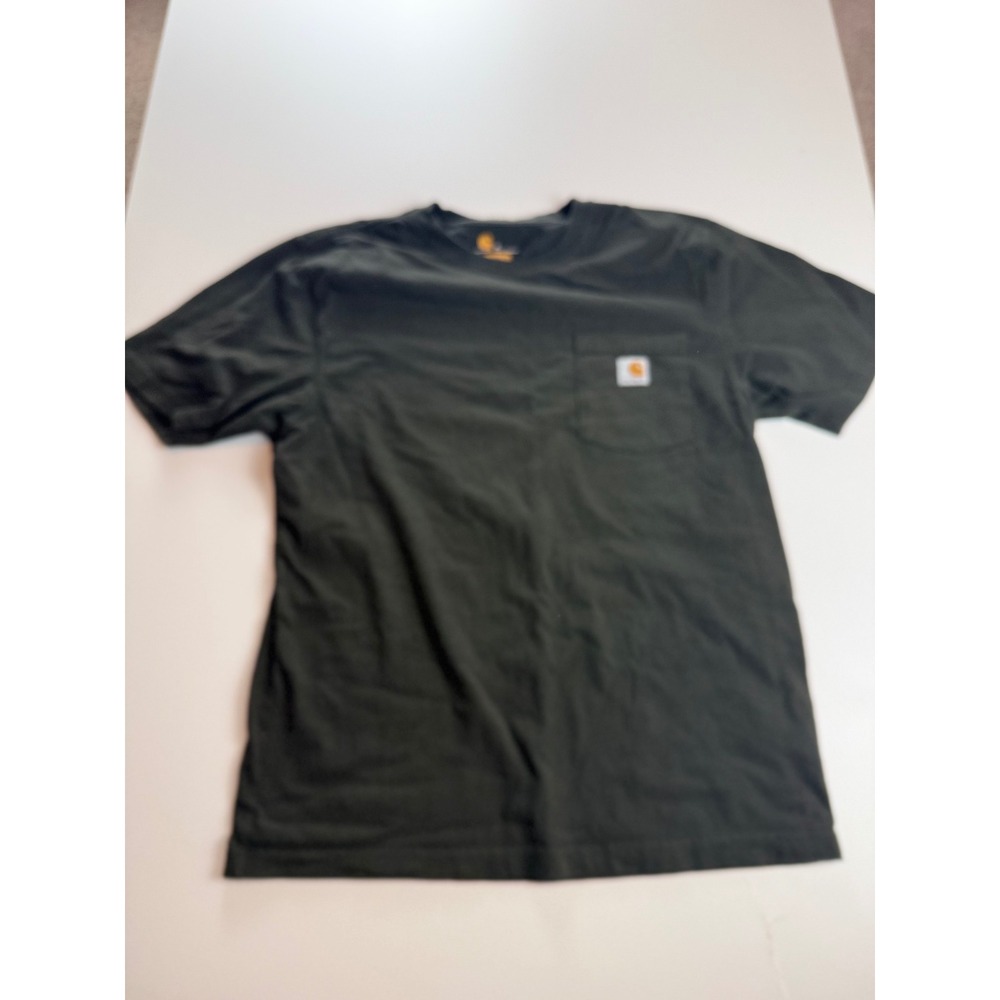 Carhartt K87 Mens Original Fit Pocket T-Shirt Dark Green  Size Medium M